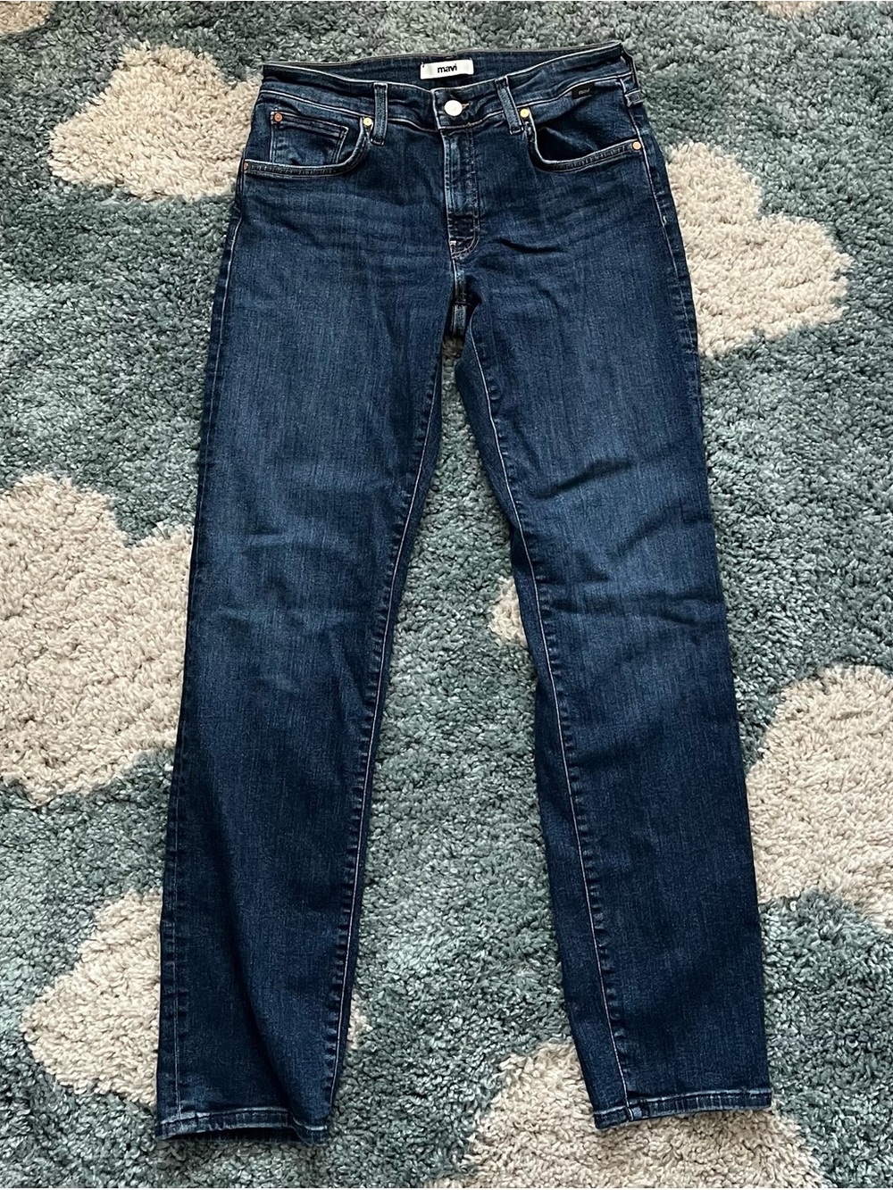 Mavi Dark Blue Mirella Straight Leg Jeans